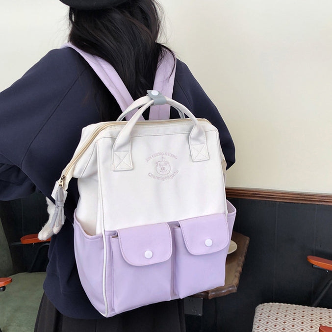 致青春|日系ins書包甜美少女中小學生三到六年級森系小清新學院風雙肩包「875-380」24.04-1