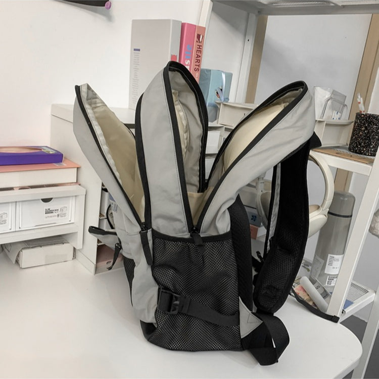 致青春|韓版字母雙肩包尼龍背包旅行包旅行戶外運動包學生背包校園書包附小掛包「2086-133」24.09-1