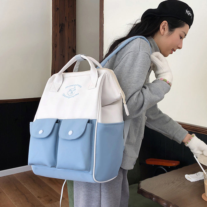 致青春|日系ins書包甜美少女中小學生三到六年級森系小清新學院風雙肩包「875-380」24.04-1