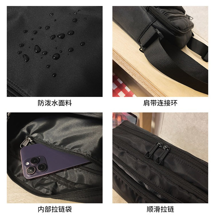 致青春 | 日系潮牌百搭單肩包男簡約個性斜背包休閒輕便通勤實用手機包「7003-240」24.04-3