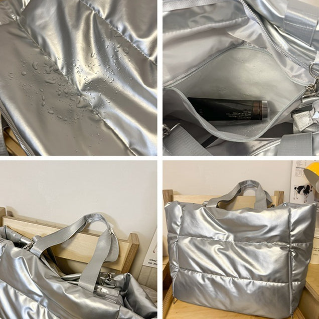 致青春|珠光大容量運動健身包時尚休閒短途旅行包乾濕分離瑜伽手提包「7002-320」24.01-4