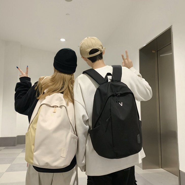 致青春|書包男韓版高中日系大學生大容量ins潮雙肩包國中女背包「297-132」25.02-1