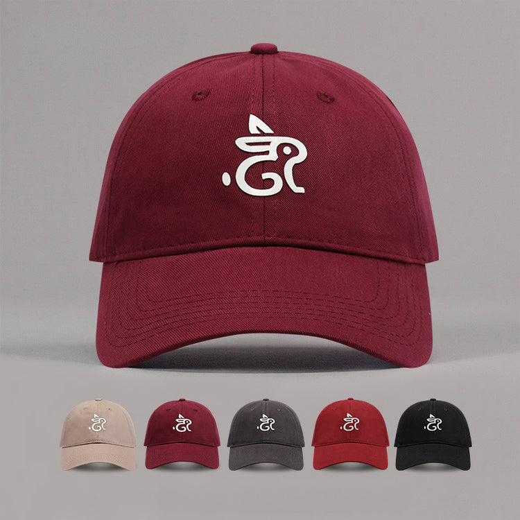 流行帽子|可愛兔子刺繡新款帽子女春夏季時尚百搭棒球帽戶外休閒遮陽鴨舌帽「C2034」25.07-4