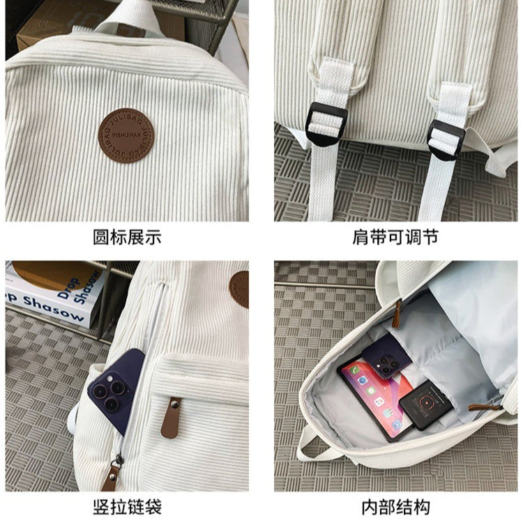 致青春 | 書包女生大學生小學生2024新男生高中學生國中生大容量雙肩包「8325-130」24.10-2