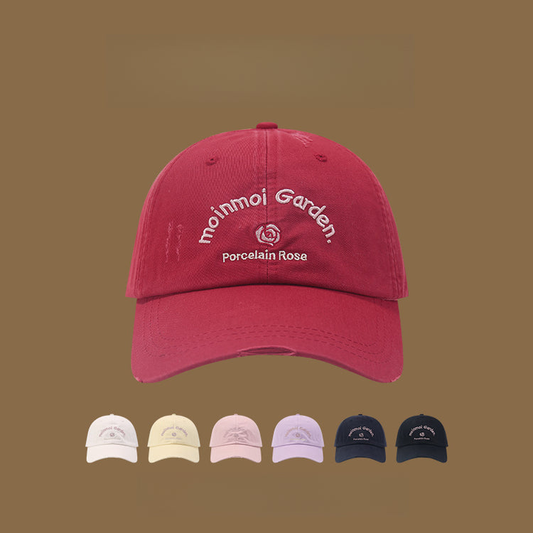 流行帽子|露思同款棒球帽女喜慶情侶紅色韓版遮陽帽學生軟頂顯臉小鴨舌帽「C4915」25.01-2