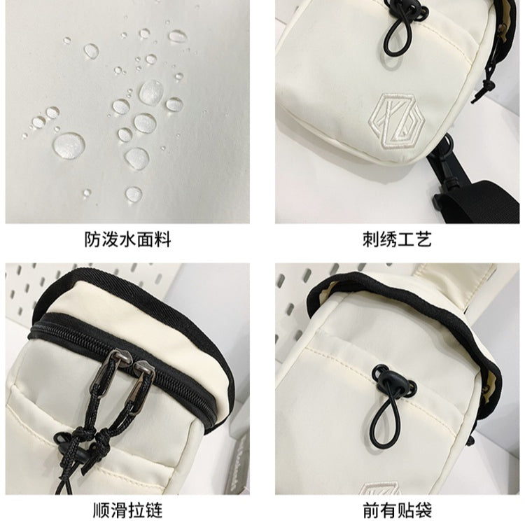 致青春 | 手機包男時尚小眾胸包個性小挎包休閒運動小包輕便簡約騎行背包女「2106-114」24.11-1