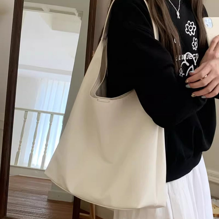 日韓流行|復古美拉德風通勤包大容量包包女2024新款流行鬆弛感單肩包托特包「9441#」24.07-3