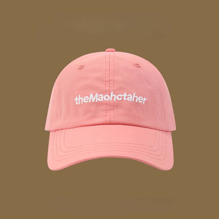 流行帽子|韓國新款馬卡龍色系軟頂字母刺繡棒球帽學生時尚百搭遮陽鴨舌帽「C4940」25.02-2