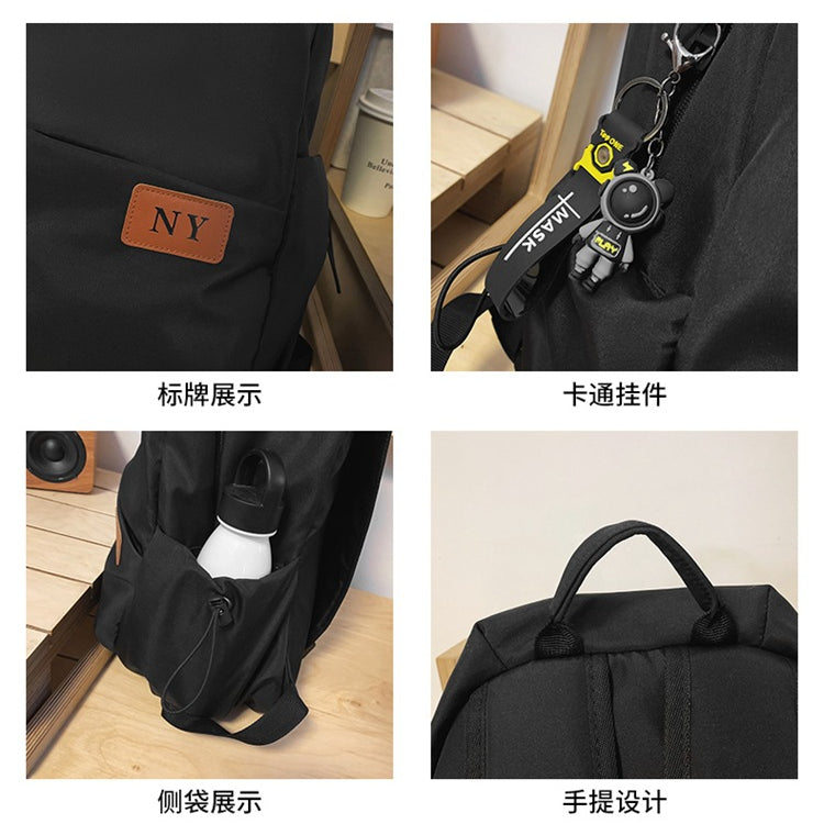致青春|2024年新尼龍雙肩包機能包街頭潮流工裝風中性風通勤短途旅行背包「8152-130」24.07-2