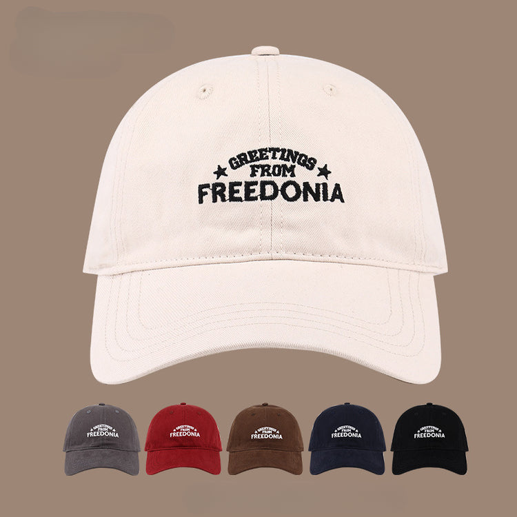 流行帽子|韓版ins刺繡字母帽子女百搭顯臉小鴨舌帽學生情侶戶外休閒棒球帽「C3622AA」25.07-5