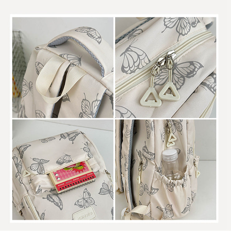 致青春|雙肩包女2023新款超輕防水學生背包國中生高中生大容量「6095-127」24.08-4