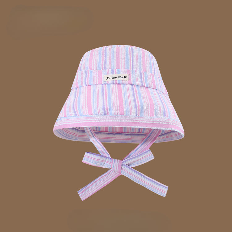 流行帽子|遮陽防曬帽子女夏季甜美可愛大帽檐漁夫帽休閒田園風顯臉小太陽帽「C5286」25.06-1