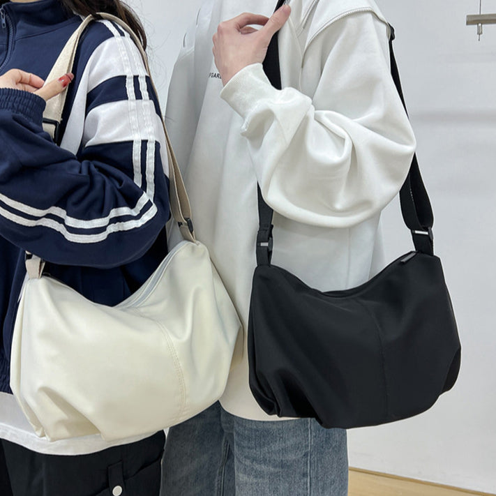 致青春|休閒簡約大容量托特包女2024新款潮流單肩包通勤純色斜挎包「80633-122」24.10-5