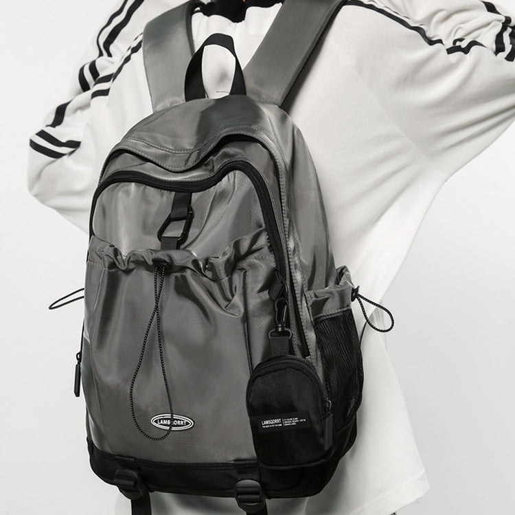 致青春|雙肩包日系大容量背包 原宿簡約休閒國高中學生書包抽繩設計後背包「8819-134」24.10-3