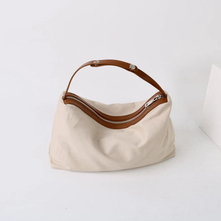 質感真皮|2025新款蠟繩編織托特大容量斜背包頭層牛皮沙灘度假通勤包ins女「3853」25.04-5