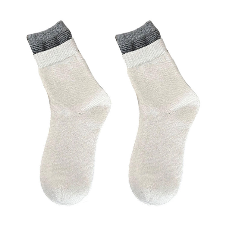 女襪|波點襪子女秋冬加厚保暖蓄熱鎖溫羊毛襪彈力親膚舒適ins潮中筒襪「NS29090」25.11-3