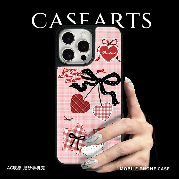 手機殼|蘋果16手機殼ins風磁吸AG磨砂碳纖紋15iPhone14適用13女12Pro「LR1419」25.04-2