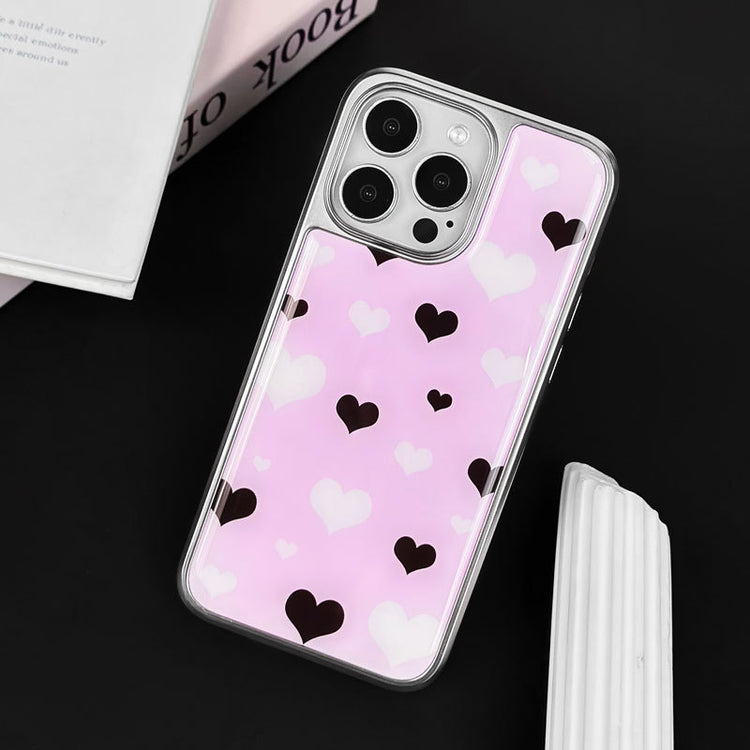 手機殼|iPhone14/15Pro蘋果16手機殼適用華為mate60電鍍銀邊滴膠p70「LR1663」25.04-5