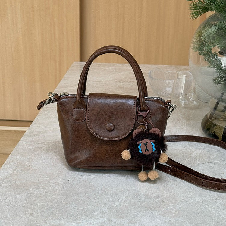 日韓流行|高級感小眾超火包包女式2025新款洋氣百搭復古時尚手提上班通勤包「9558#」25.03-4