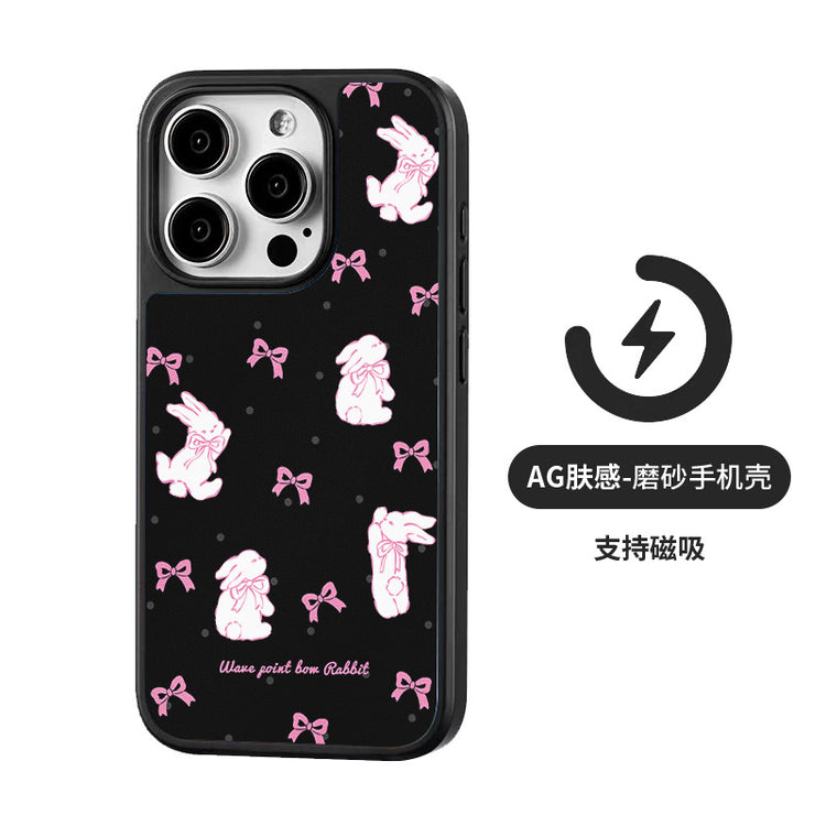 手機殼|蘋果16磁吸AG磨砂手機殼15iPhone14適用13卡通12Promax保護套「LR1392」25.04-2