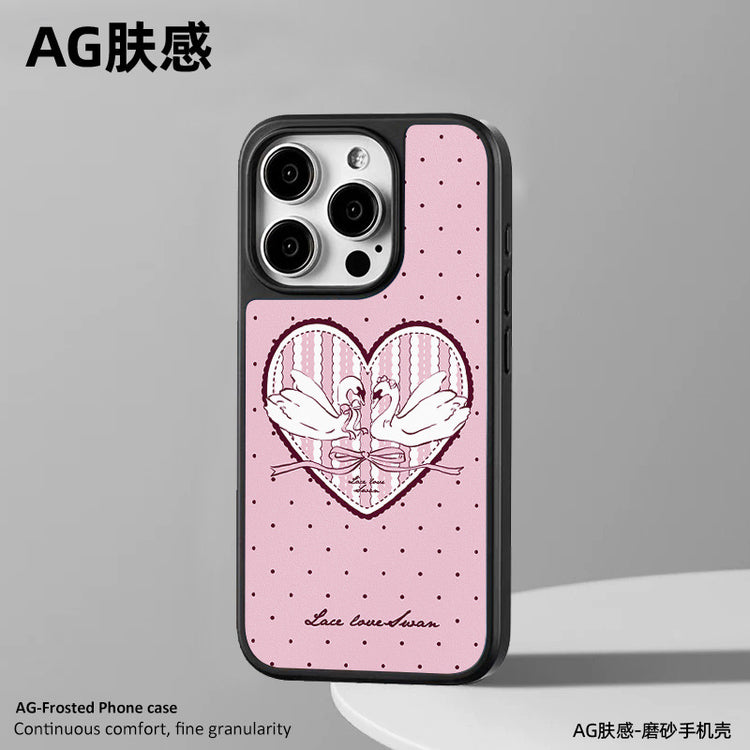 手機殼|蘋果16手機殼iPhone14pro適用ins風15Promax磁吸AG磨砂碳纖紋「LR1416」25.04-2