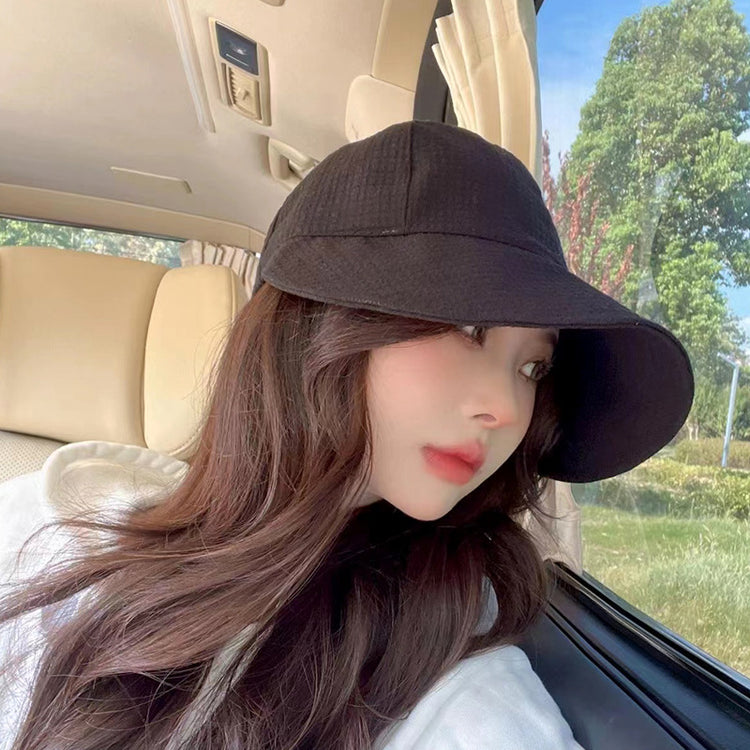 流行帽子|高品質漁夫帽帽子春夏女百搭戶外防曬運動遮陽帽學生時尚鴨舌帽子「C1357」24.04-1