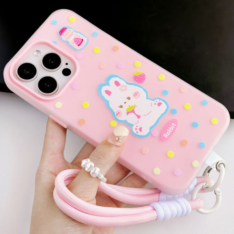 手機殼|iPhone16promax膚感果凍蘋果15手機殼14pro適用12手繩13批發「WL0304」24.09-2