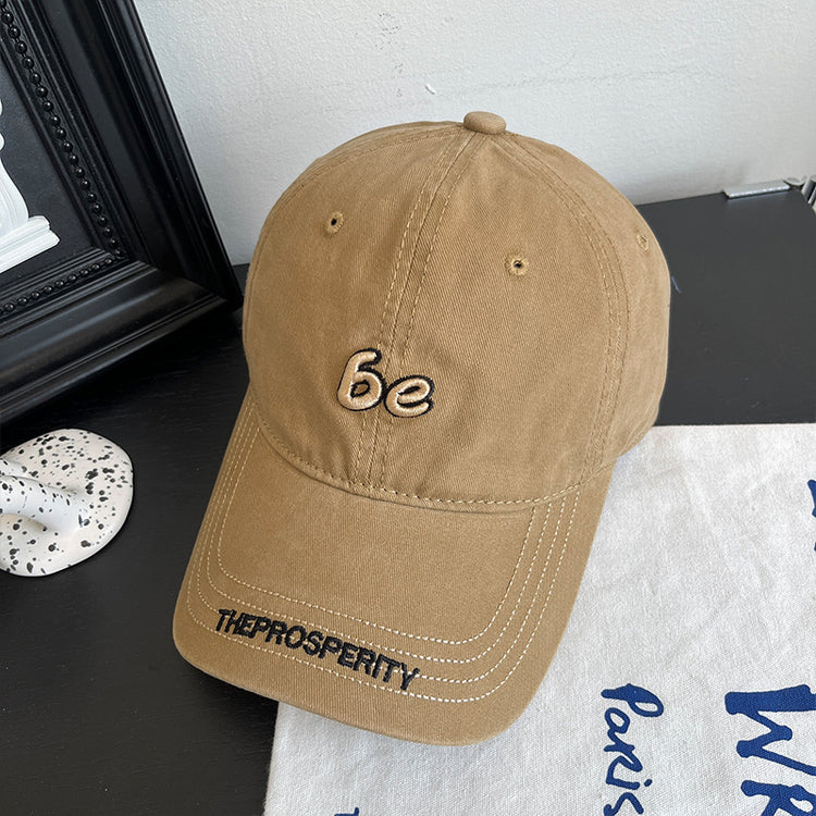 流行帽子|韓版棒球帽春夏時尚字母刺繡鴨舌帽百搭學生顯臉小戶外遮陽防曬帽「C4887」24.12-5