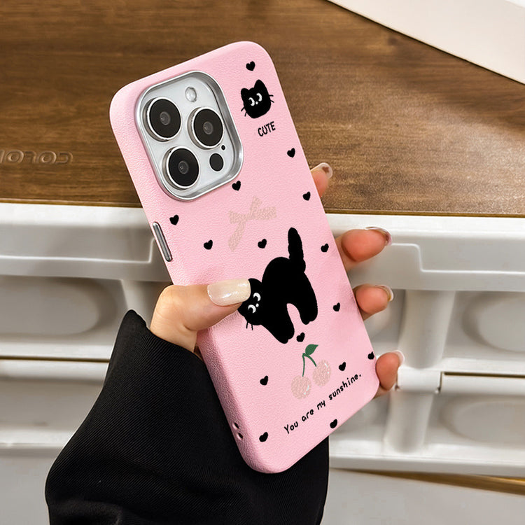 手機殼|iPhone16適用15批發14Promax蘋果13銀框皮紋手機殼12/11批發「WL0333」25.04-3