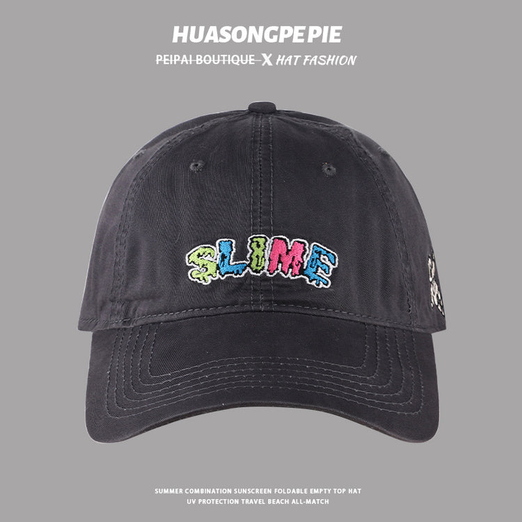 流行帽子|春夏新款女百搭韓版棒球帽男戶外防曬遮陽帽子字母刺繡鴨舌帽潮款「C3980」24.05-4
