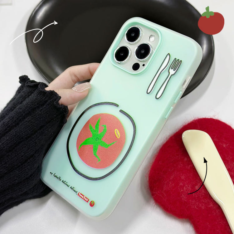 手機殼|卡通13膚感果凍蘋果15手機殼iPhone16promax14適用12二合一11「LR1876」25.08-3