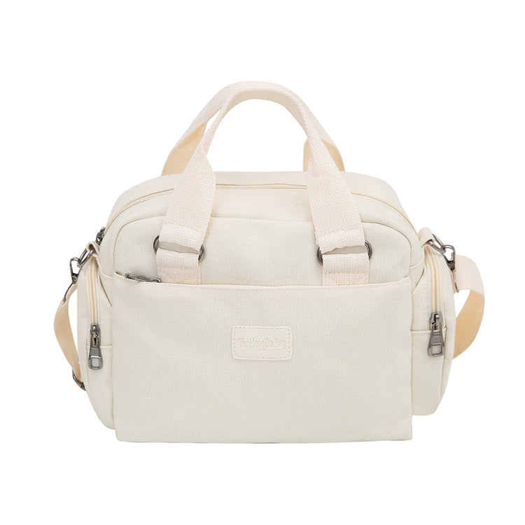 致青春|跨境女士斜背包2024新款潮流單肩包日系大容量帆布百搭手提「668-280」24.03-2