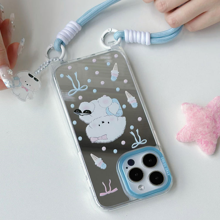 手機殼|蘋果15手機殼iPhone14/13promax適用12pro掛繩鏡面殼11夏天「WL0035」24.07