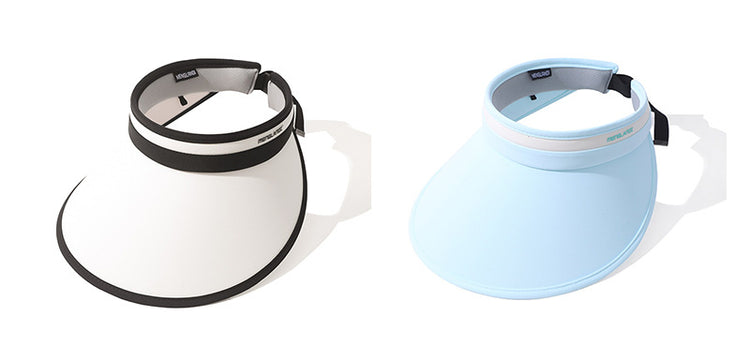 流行帽子|騎車防曬太陽帽夏季新款大檐遮臉防紫外線出遊沙灘空頂空頂帽帽子「C3957」24.05-3