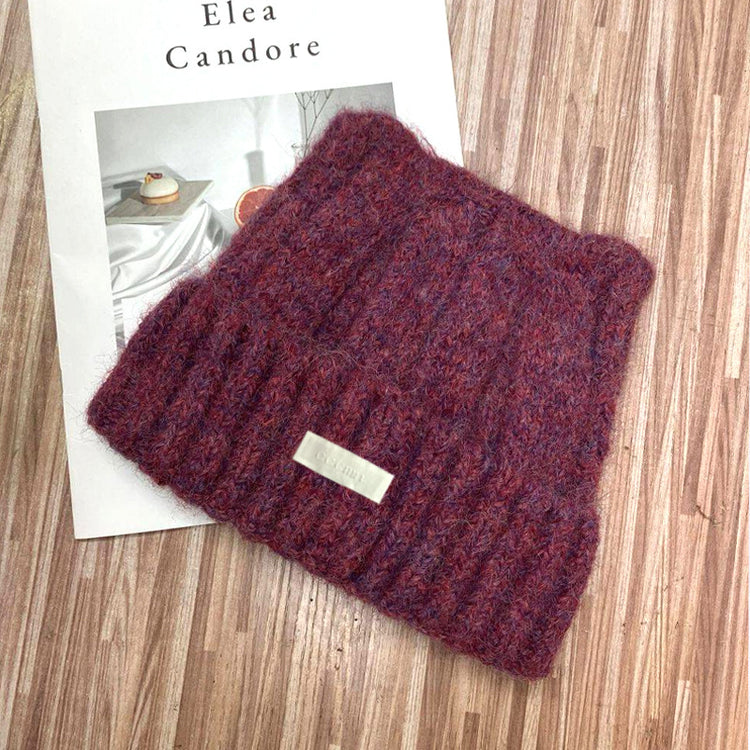 流行帽子|可愛保暖毛線帽女百搭顯臉小貓耳朵針織帽萌趣保暖防寒護耳帽子男「C4778」24.11-1