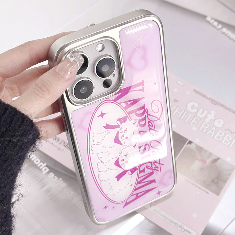 手機殼|華為p70pro電鍍銀邊滴膠13蘋果16手機殼iPhone15Promax適用14「LR1524」25.03-3