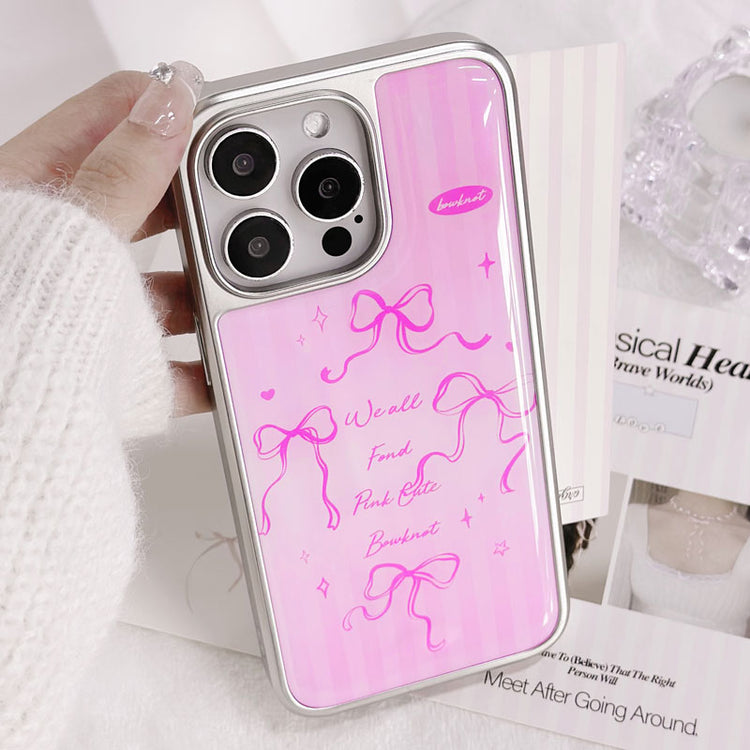 手機殼|iPhone電鍍銀邊滴膠手機殼蘋果16/15/14 ProMax15plus適用「LR1391」25.04-1