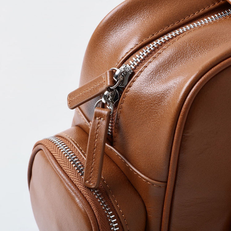 質感真皮|2024新款復古運動手提包機車包大容量秋冬單肩公文包休閒真皮女包「3301」24.12-4