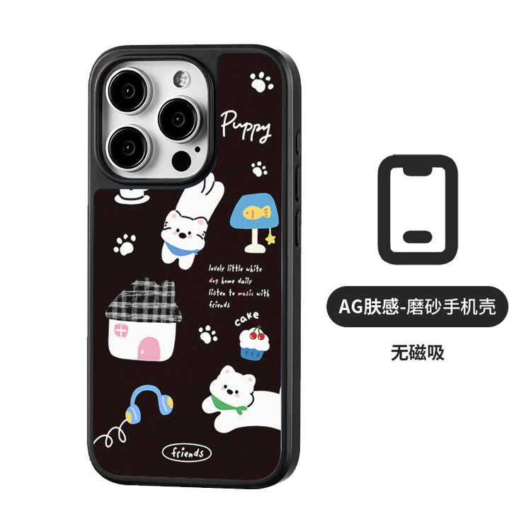 手機殼|iPhone16手機殼15蘋果14pro適用13磁吸AG磨砂碳纖紋12Promax「LR1253」25.04-2