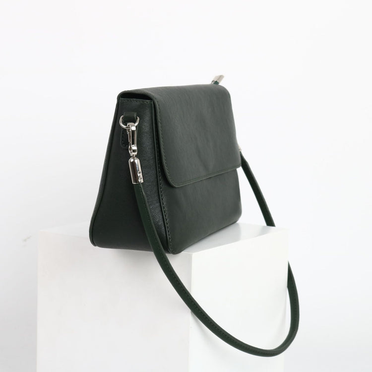 質感真皮|2024新款百搭ins復古頭層植鞣牛皮高級感包簡約時尚單肩斜背包「M-132#」24.07-3