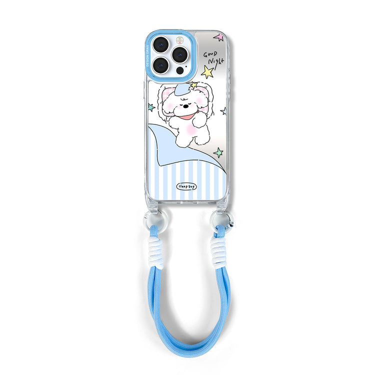 手機殼|蘋果16手機殼15pro適用14掛繩鏡面iPhone批發12女款13promax「5LR1267」25.03-4