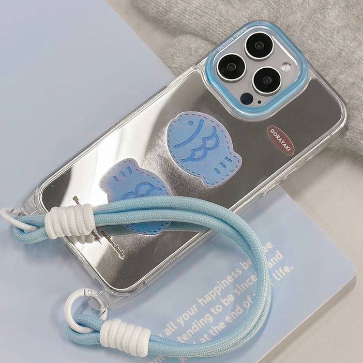 手機殼|蘋果16手機殼14promax掛繩鏡面iPhone15pro適用13新款12卡通「5LR1325」25.03-4