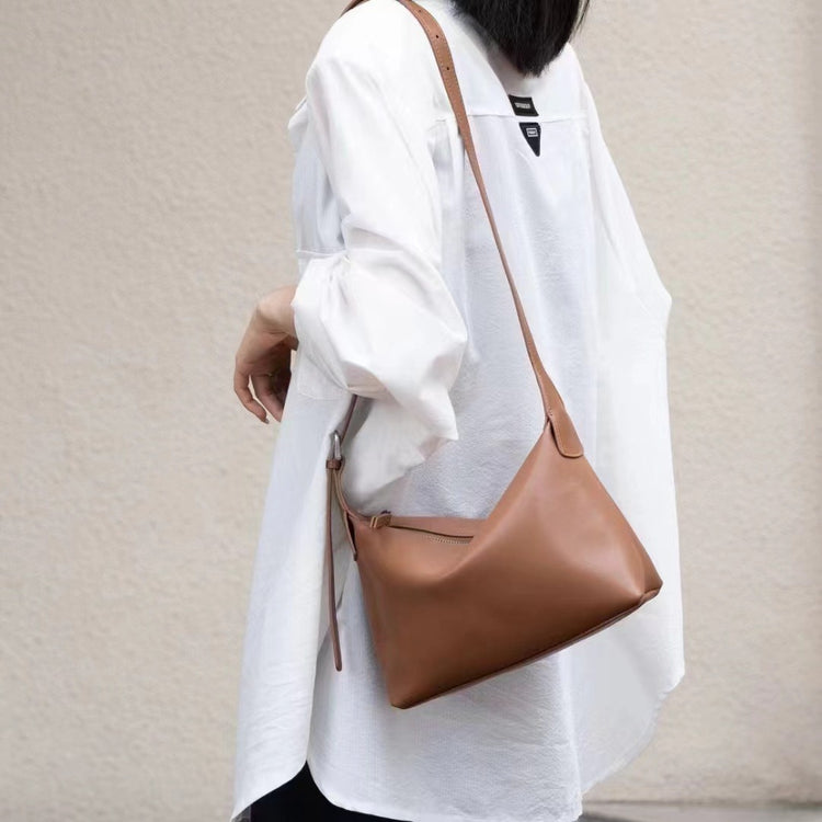 質感真皮|植鞣牛皮復古通勤包大容量托特包女2024新款百搭高級感單肩斜挎包「83062#」24.06-2