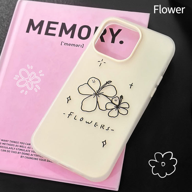 手機殼|蘋果13手機殼iPhone16pro硅膠14Plus膚感果凍14適用12女款11「LR1881」25.08-3