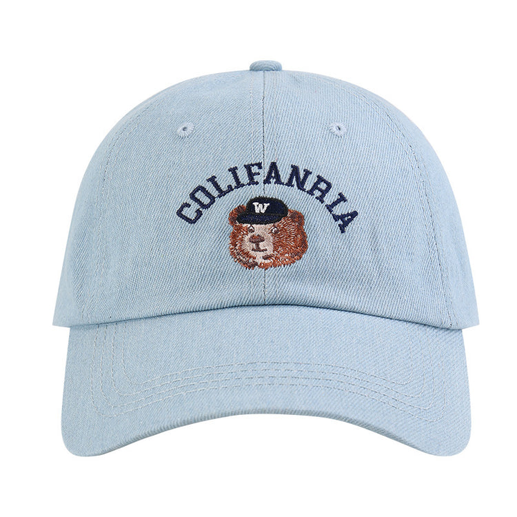 流行帽子|美式刺繡顯臉小小眾帽子女字母鴨舌帽百搭棒球帽情侶防曬遮陽帽男「C5261」25.05-2