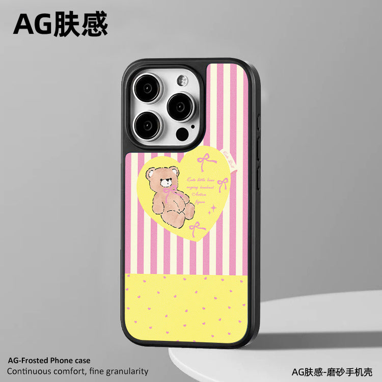 手機殼|蘋果16手機殼15iPhone14pro適用13卡通12Pro磁吸AG磨砂碳纖紋「LR1410」25.04-2