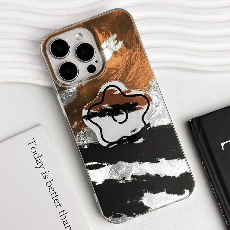 手機殼|iPhone16手機殼14Pro冰川紋蘋果15Promax支架13新款12適用11「LR1329」24.12-5