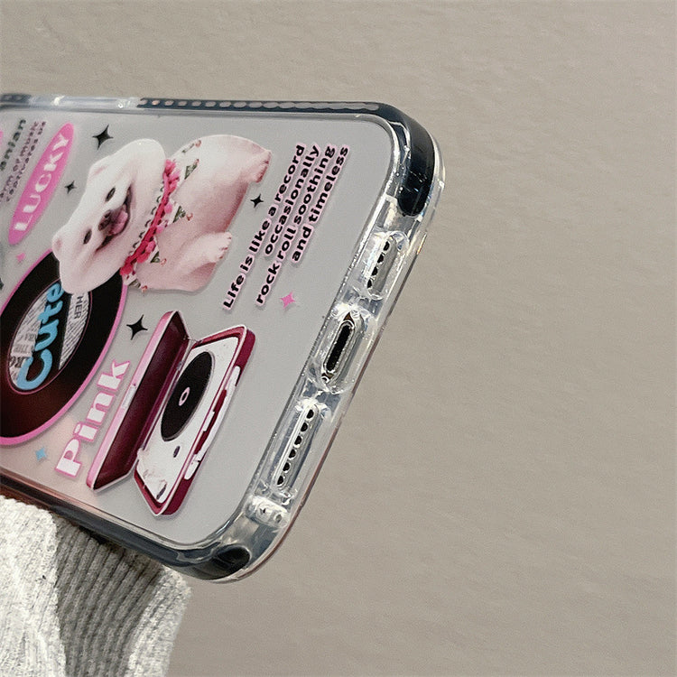 手機殼|iphone16promax手機殼14時尚蘋果15黑圈雙色殼11Pro抖音熱銷「WYB0223」24.11-3