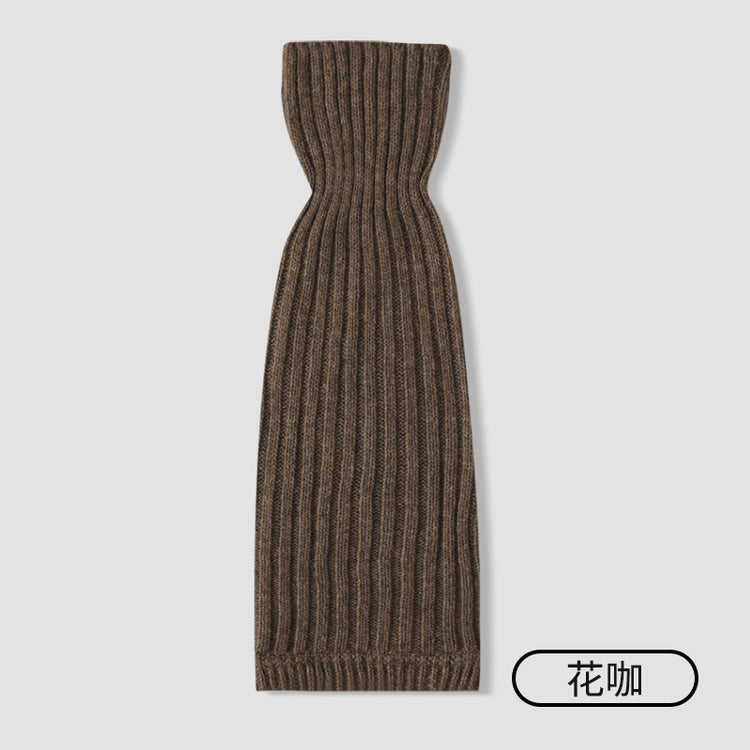 女襪|羊毛襪套女秋冬季加厚保暖JK針織腿套Y2K時尚辣妹彈力舒適小腿襪「X25840」25.10-1