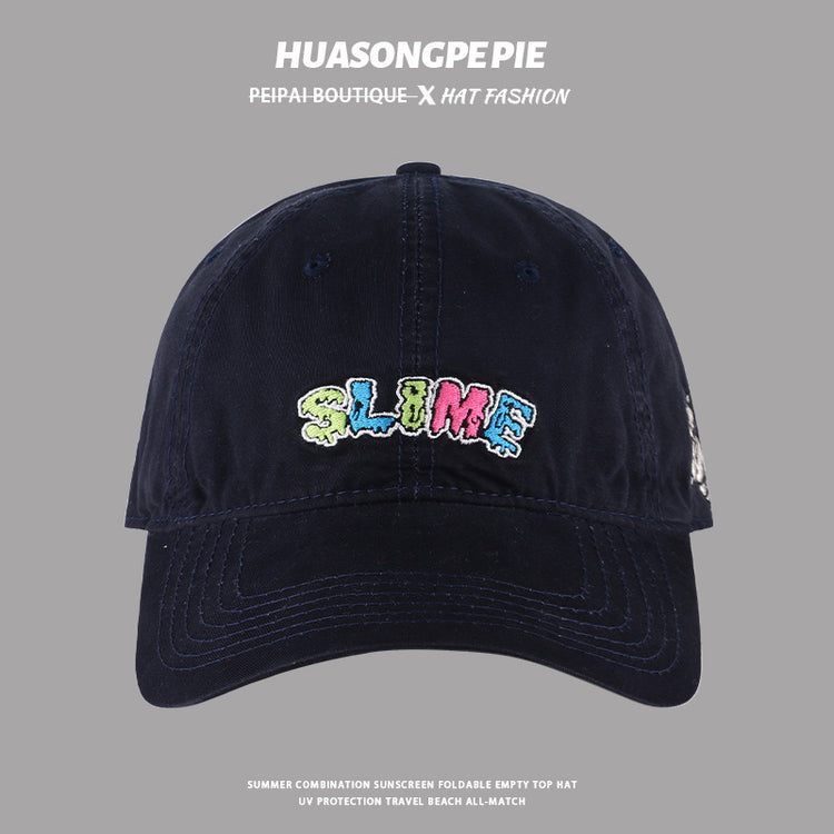 流行帽子|春夏新款女百搭韓版棒球帽男戶外防曬遮陽帽子字母刺繡鴨舌帽潮款「C3980」24.05-4